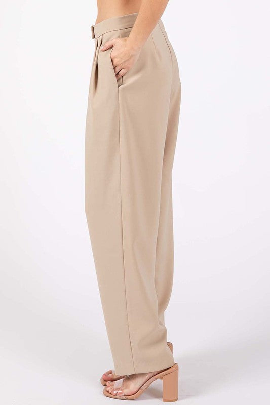 Jennifer's Pleated Slacks - Curvy Size Exclusive