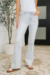 Judy Blue Alyse Mid Rise Destroy & Fray Hem Bootcut