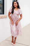 My Little Songbird Flutter Sleeve Dress