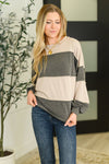 The Allie Two-Tone Take Drop Shoulder Top
