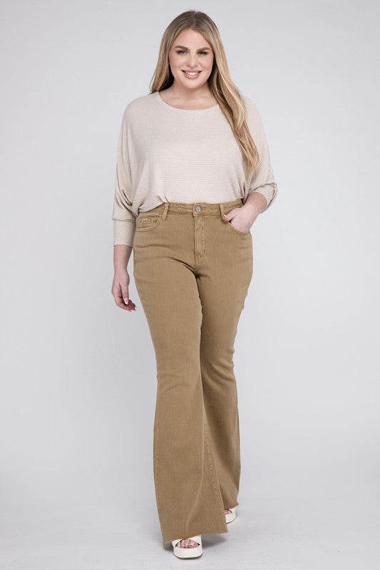Vervet High Rise Super Flare Jeans - Curvy Size Exclusive